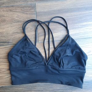 Lululemon Black Pushing Limits Bra size 6